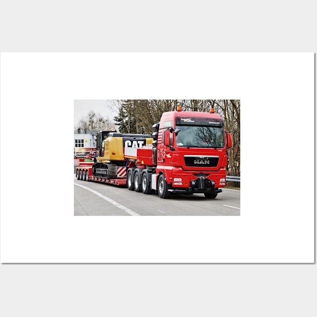 MAN TGX 41.680 8×4 Heavy Duty Tractor - Trucknology Days Wall Art by holgermader